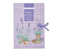 Heathcote & Ivory Fodere profumate per cassetti, 5 fogli nel vassoio, fragranza lavanda, per armadi e armadi, regalo di bellezza per l'inaugurazione della casa, cruelty e vegan friendly