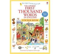 Heather Amery First Thousand Words in English Sticker Book (Tascabile)