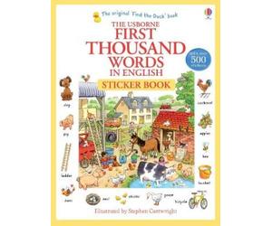 Heather Amery First Thousand Words in English Sticker Book (Tascabile)