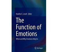 Heather C. Lench The Function of Emotions (Copertina rigida)