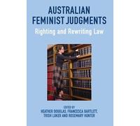 Heather Douglas Australian Feminist Judgments (Tascabile)