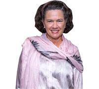 Heather Langenkamp (Scarf) Half Body Buddy Cutout