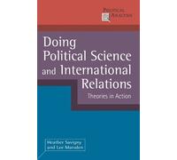 Heather Savigny Lee M Doing Political Science and International Rel (Tascabile)