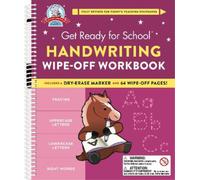 Heather Stella Get Ready for School: Handwriting Wipe-Off Workboo (Anello, filo)
