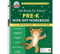 Heather Stella Get Ready for School: Pre-K Wipe-Off Workbook (Anello, filo)