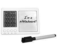 Heathrow Scientific HD120365 - Timer a 4 posizioni, con lavagnetta magnetica e pennarello, 123 x 86 x 24 mm