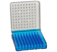 Heathrow Scientific HD23300D - Scatole Arctic Squares per stoccaggio criogenico, 10 x 10, in policarbonato, 133 x 133 x 53 mm, confezione da 4