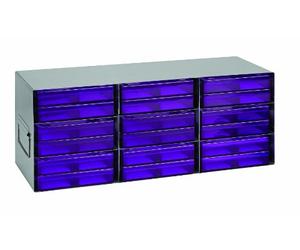 Heathrow Scientific HD28623 - Sistema di stoccaggio per congelatore verticale, 3 x 3, in acciaio INOX, 541 x 217 x 221 mm