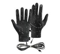 Heating Gloves Winter - Adjustable 3-Level Heat Mittens, Touchscreen Compatible, Insulated Windproof Protection for Hands, Heated Gloves for Skiing, Snowboarding, Cycling, Hiking, Work, Study
