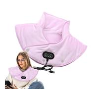 Heating Pad for Neck and Shoulders, Heated Wrap with Massager and 3 Heat Settings, Fast Heating Pad for Women Men, Automatic Function, 17.72x11.81 Inches