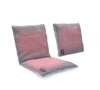 Heating Pillow - Cuscinetto Riscaldante Elettrico Senza Fili - Cuscinetto Riscaldante 2 In 1 - Coprisedile Riscaldato Senza Fili - 2 Zone Di Riscaldamento - 2 Intensità Di Riscaldamento - 90 Minuti Di