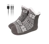 Heating Socks - Inverno Heating Socks Calcio Heater | Heated Sock for Men, Impermeabile Fleece Lining USB Powered, USB Heated Ski Sock Foot Warmers for Men Women Outdoor Riding Fishing Hiking