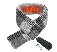 Heating Warmer Scarf, Regolabile Temperature Scarf, Collo Heating Pad, Warm Scarf Cold Weather, Heated Neck Scarf, Winter Neck Warmer, Soft Heated Scarf, Heated Scarf For Cold, Temperature Adjustable