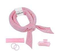 Heatless Curls, set di bigodini da 160 cm, con nastro in velluto e clip antiscivolo, ricci durante la notte senza calore, per tutti i tipi di capelli, nastro imbottito in cotone per un sonno