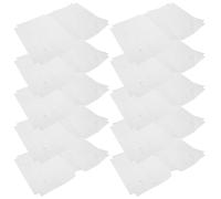 HEATSHAKING 10 Fogli Copertine Trasparenti Autoadesive per Libri e Quaderni, Pellicola Protettiva Riutilizzabile in Abs Vista Chiara, per Scuola e Casa
