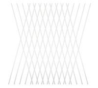 HEATSHAKING 100 Pezzi Elemento di Plastica Bianco per Rilegatura Integrata, Accessorio per Macchina da Rilegare Documenti, per Ufficio e Organizzazione di Documenti Finanziari