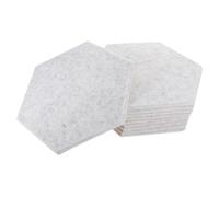 HEATSHAKING 10Pezzi Acustici Esagonali per Insonorizzazione per Studi Registrazione Teatri Domestici e Uffici Facili da Installare e Assorbono