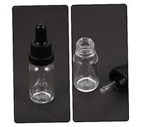 HEATSHAKING 12 pezzi Boccette Contagocce in Vetro Trasparente Bottiglie Resistenti con Gocciolatore per Essenziali Aromaterapia Dosaggio e