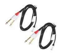 HEATSHAKING 2 pezzi Cavo Audio USB C Trasferimento Audio Fedeltà Compatibile Smartphone Tablet Laptop Amplificatori e Mixer Materiali Nylon e Alluminio