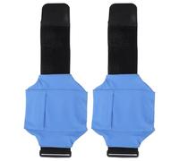 HEATSHAKING 2 Pezzi Fascia da Gamba per Cellulare Regolabile Antiscivolo Banda Elastica e Chiusura a Strappo per Running e Hiking Uomini e Donne