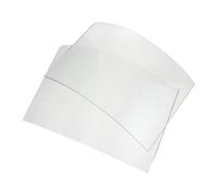 HEATSHAKING 2 Pezzi Lente di Ricambio Protezione Trasparente Resistente per Cappuccio Sabbiatura in Vetro per Ambienti Industriali e Applicazioni Impegnative