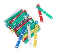 HEATSHAKING 200 Pezzi Clip per Rilegatura a 2 Fori in Plastica e Ferro, Fermagli per Raccoglitore e Notebook, per Organizzazione Documenti in Ufficio, Compatibili Perforatrice