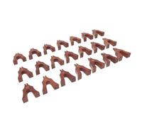 HEATSHAKING 21pezzi Guzheng Bridges Legno Massello Per Strumento Musicale Accessori Professionali Per Guzheng Migliora Suono e La Timbro Facile Da Trasportare e Sostituire Colore Marrone