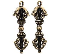 HEATSHAKING 2pezzi Mini Vajra Pestello in Da Tavolo Decorazione Due Compatto Leggero Per Libreria e Scrivania