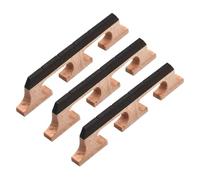 HEATSHAKING 3 pezzi Ponte in Legno per Banjo Corde Design Preciso per Migliorare Suono Compatibile con Banjo Chitarra e Ukulele Facile da Installare e Ottimizzato per Trasmissione Sonora