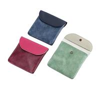 HEATSHAKING 3pezzi Borse Porta Assorbenti Igienici Pu Di Sacchetti Per Stoccaggio Mestruale Piccole e Pratiche Per Uso Quotidiano Per Scuola e Ufficio