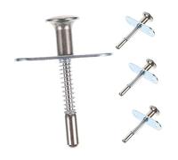 HEATSHAKING 4 pezzi Chiusura Perno Stantuffo Sostituzione per Culla Ragazzo Ragazza Resistente Usura e Corrosione Accessorio Mobili Facile Installazione Kit Riparazione Schermo