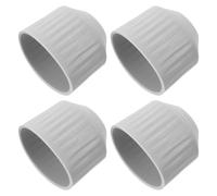 HEATSHAKING 4 Pezzi Copertura in Silicone Antiscivolo per Maniglia Porta a Forma Rotonda Texture Fine, Protezione Sicura per Anziani e Adulti in Ambienti Domestici
