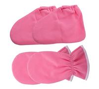 HEATSHAKING 4pezzi Guanti e Calzini Per Trattamento Spa Con Cera Parafina Delle Mani e Dei Piedi Materiale Comfort Per Bellezza e Massaggi