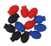 HEATSHAKING 6 paia Copri Tacchi in Gomma Elastici per Bacchette Batteria di Tappi Mute per Bacchette Protezione Antirumore per Ambienti Materiale Morbido e Antiscivolo Compatibili con Diverse
