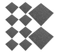 HEATSHAKING 6 Pezzi Pannelli in Poliestere Flessibile Autoadesivi Fonoassorbenti Quadrati Stile Moderno Decorativo per Soffitti e Sale Riunioni