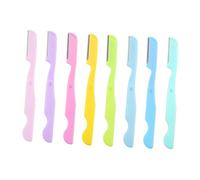 HEATSHAKING 8 Pezzi Rasoio per Sopracciglia Lamette per Donne Design e Sicuro Strumenti Professionali per Depilazione e Sopracciglia Facile Trasportare e Utilizzare