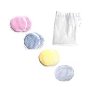 HEATSHAKING 8Pezzi Struccanti Lavabili con Sacchetto Stoccaggio Tampone Riutilizzabile per Rimozione Morbidi e Sicuri