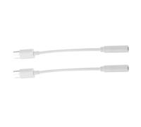 HEATSHAKING Adattatore Type C a Jack Audio 3,5 Mm 2 Pezzi in Pvc e Rame, Portatile Ampia Compatibilità per Cuffie e Smartphone