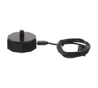 HEATSHAKING Base di Ricarica e Base Antiscivolo Ampliata per Spazzolino Elettrico in Plastica Nera con Cavo Rinforzato Anti-piegatura per Bagno