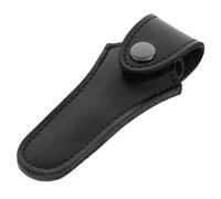 HEATSHAKING Borsa Porta Bocchino per Corno in Pelle Nera, Custodia Protettiva Anti-perso Leggera e Compatta, Accessorio per Strumenti Musicali per Riporre Bocchini e Piccoli Oggetti in