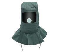 HEATSHAKING Cappuccio Protettivo per Sabbiatura Copertura Antipolvere Oxford e Schermo Pc, Leggero e Traspirante, Cuscinetto Ammortizzante ed Elastico per Collo e Spalle, Uso Industriale