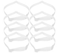 HEATSHAKING Cinghie Trasparenti per Prevenire la Caduta delle Scarpe da Donna 8 Pezzi per Tacchi Alti in Tpu Antiscivolo, Regolabili e Leggere, Design Chic
