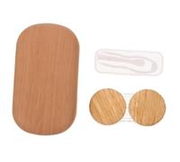 HEATSHAKING Custodia Portatile di a in e Rivestimento Plastica per in Pelle, Design Antigoccia Dotata Clip e Specchietto, per Viaggi e Quotidiano