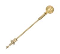 HEATSHAKING Estintore per Candele in Alluminio Manico, Spegnicandele Vintage a Forma di Campana Oro, Senza Fumo Senza Sporco per Candele in Vaso e Tealight su Tavoli