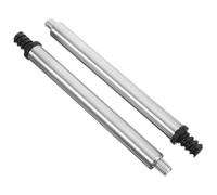 HEATSHAKING Kit 2 Pezzi Connettore Filettato in Acciaio Inox per Manico Scopino Wc Adattatore di Ricambio Autobloccante per Testina Scopino Accessorio per Pulizia Bagno Casa