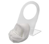 HEATSHAKING Lingua Finta in Silicone Bianco per Pratica Piercing alla Lingua e Esposizione Gioielli, Set per Formazione Piercing Corpo Flessibile, Supporto per Uso Professionale e Amatoriale