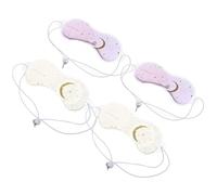 HEATSHAKING Maschera Ghiaccio Occhi in Pvc Cristalli di Ghiaccio, 4 Pezzi Riutilizzabili per Ridurre Gonfiore e Secchezza, per L'estate e Relax