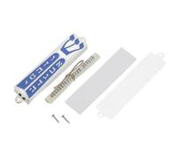 HEATSHAKING Mezuzah Rotolo Sacro e Testo Ebraico 94x20mm in Lega di Zinco per Porta e Stipite, Decorazione Spirituale Ebraica per Casa, Ufficio e Ambienti Interni, Ornamento per Benedizione Famiglia