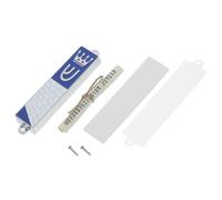 HEATSHAKING Mezuzah Sacro per Porta Ebraica Targa in Metallo Testo Ebraico Ornamento Spirituale per Stipite Decorazione Tradizionale per Casa