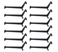 HEATSHAKING Plants Modelling Clips Regolabili 20 Pezzi in PE Nero